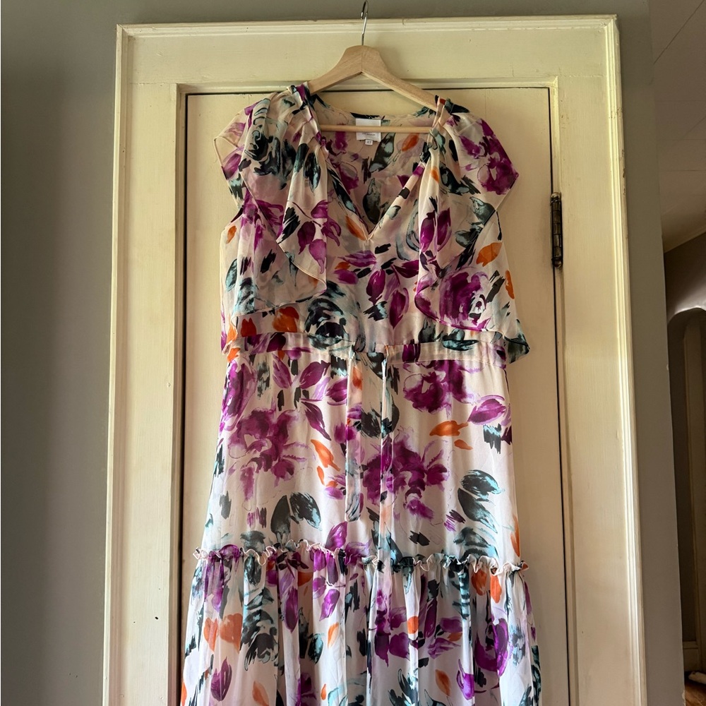 Misa Los Angeles Celina Floral Ruffle Dress